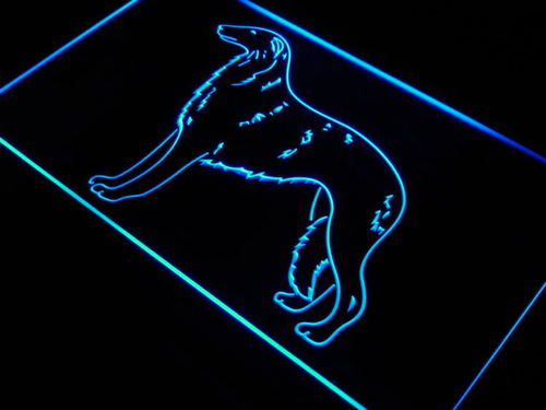 Borzoi Dog Pet Russian Wolfhound Neon Light Sign